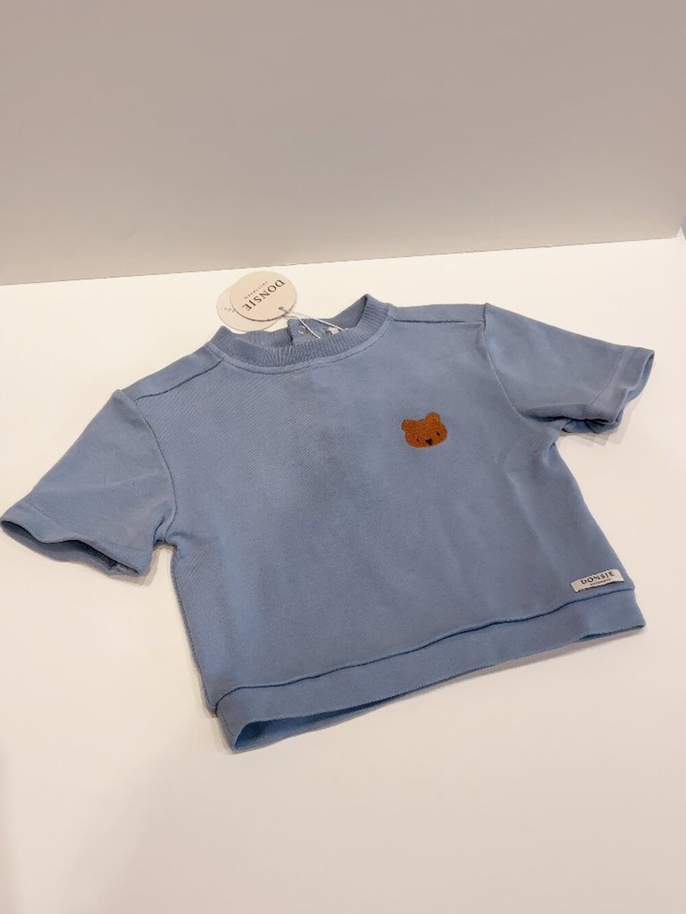 Donsje NWT Jarne T-Shirt | Bear | Foggy Blue
